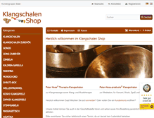 Tablet Screenshot of klangschalenshop.at